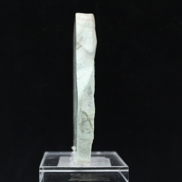 Polished Green Aragonite slice quality raw mineral