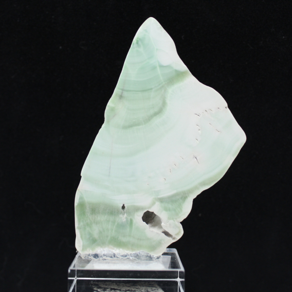 Natural Green Aragonite slice for decoration