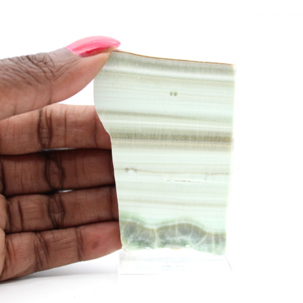 Green Aragonite stone ideal for collection