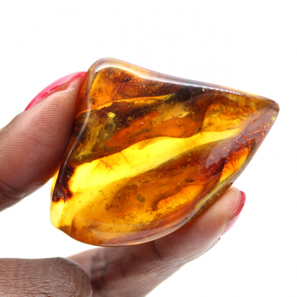 Polished Baltic Amber Pebble - Aesthetics and Authenticity