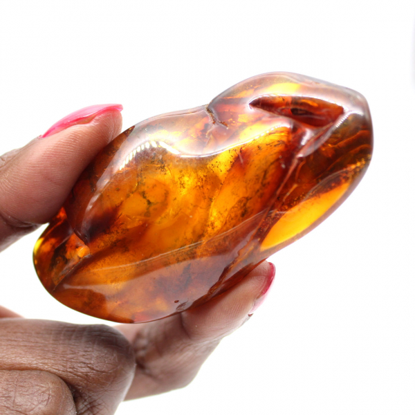 Baltic Amber: Natural Polished Pebble for Collectors