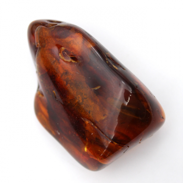 Polished Lithuanian Amber Pebble - Natural and Warm Glow