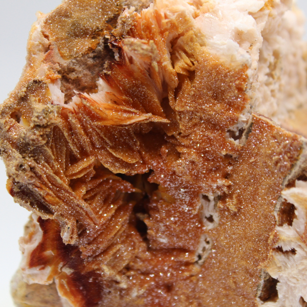 Specimen of compact Moroccan orange barite