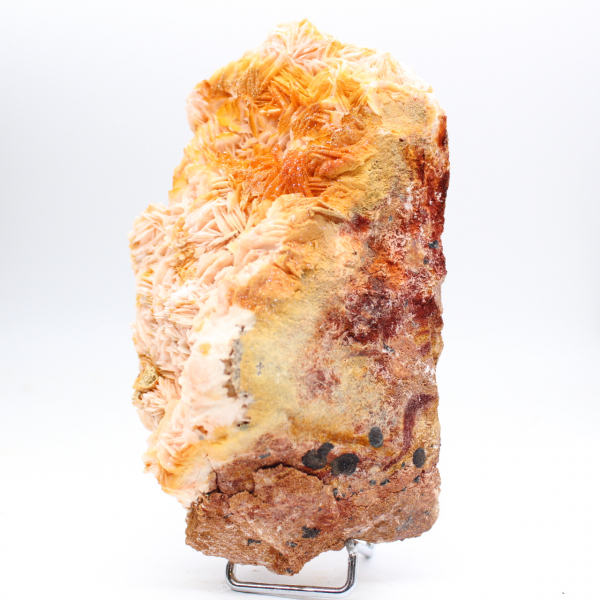 Moroccan orange barite with structured crystals