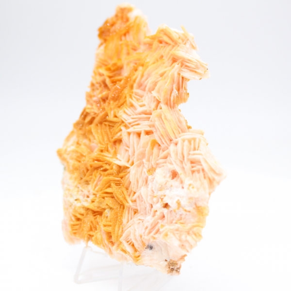 Moroccan orange barite with light crystals