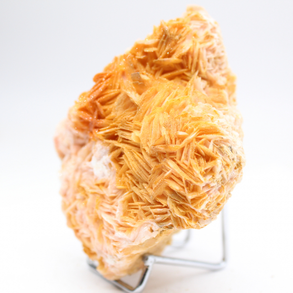 Moroccan orange barite with natural crystals