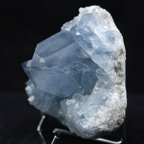 Celestine from Madagascar: Druse and Raw Crystals