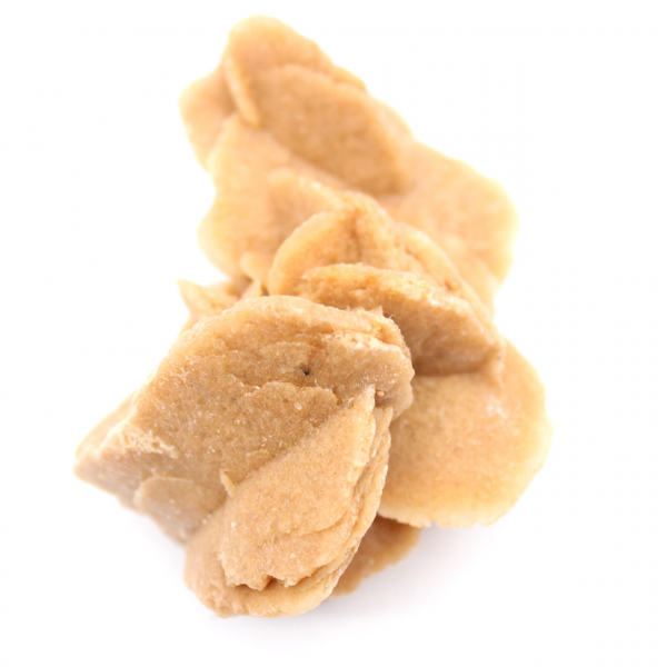 Specimen of crystallized gypsum: Desert rose of Morocco