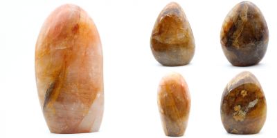Polished freeform honey yellow quartz stones Madagascar Madagascar collection November 2021