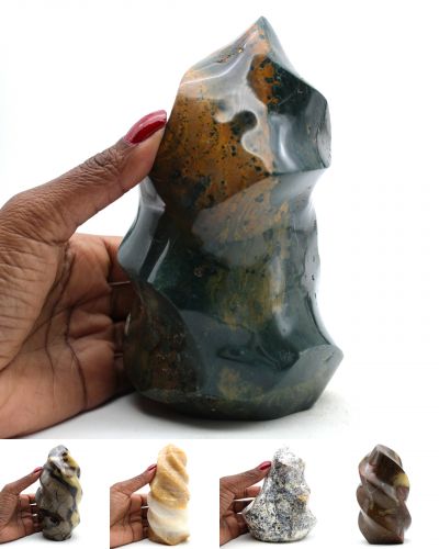 Flames in minerals Madagascar collection November 2022