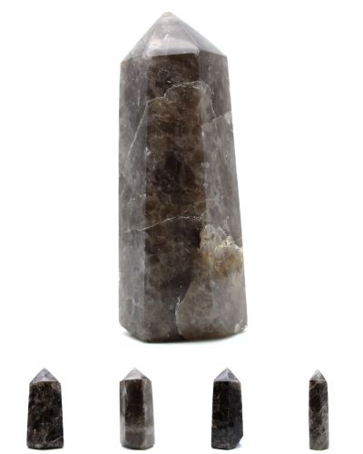 Smoky quartz prisms Madagascar collection January 2023