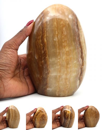 Honey calcite Madagascar collection January 2023