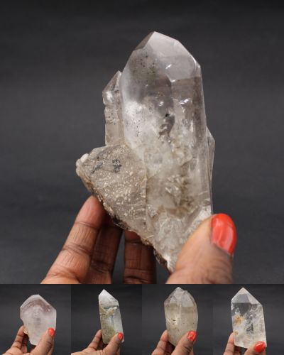 Quartz with inclusions Madagascar collection March 2023