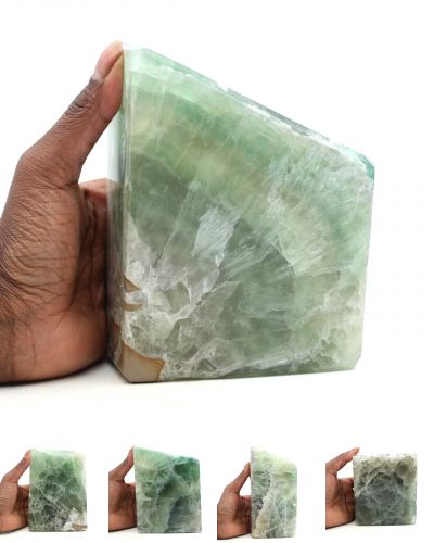 Fluorite Polyhedra Madagascar collection March 2023