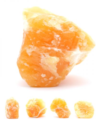 Orange calcites Mexico collection October 2023
