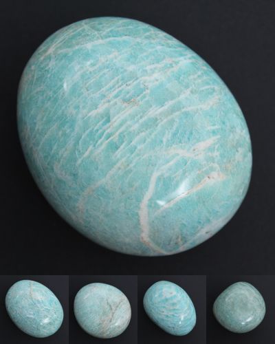 Amazonite pebbles Madagascar collection November 2023