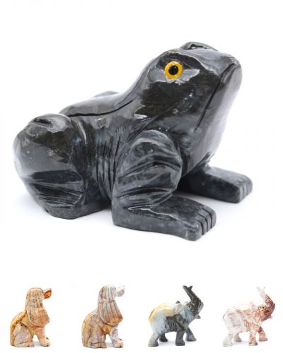 Soapstone animals Peru collection July 2024
