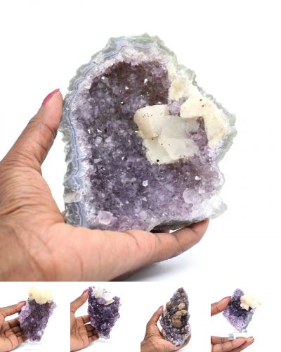 Amethyst calcite Brazil collection August 2024
