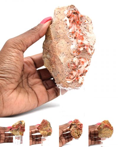 Vanadinite crystals Morocco collection December 2024