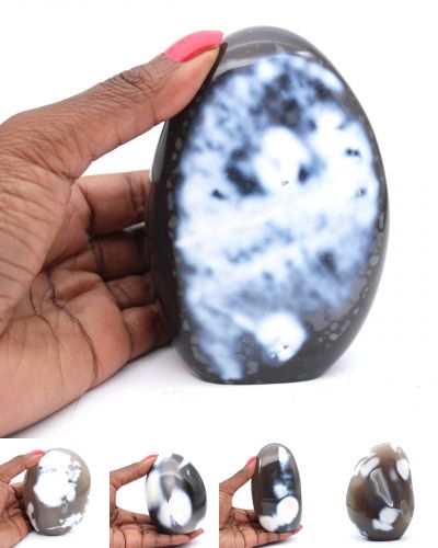 Polished agates Madagascar collection August 2024