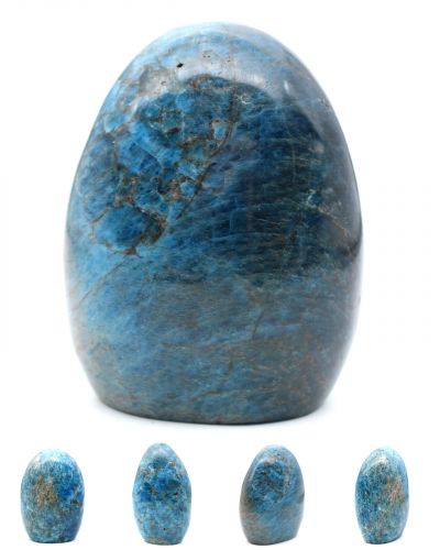 Polished apatites Madagascar collection December 2024