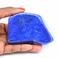 Polished lapis lazuli block