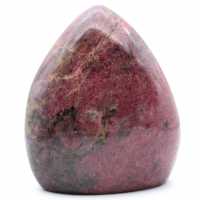 Natural rhodonite stone