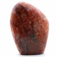 Natural red quartz for ornament