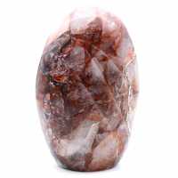 Natural hematoid quartz stone