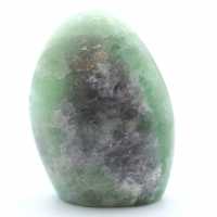 Natural green fluorite for ornament