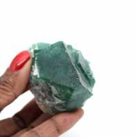 Fluorite crystallized in cube