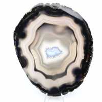 Natural rock agate from Brazil