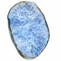 Blue agate slice