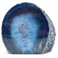 Ornamental blue agate to lay