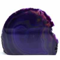 Decorative purple agate