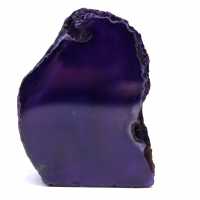 Natural decorative purple agate