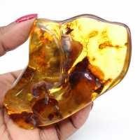 Russian amber pebble