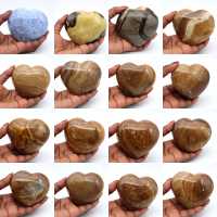 Blue calcite heart Blue calcite heart