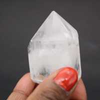 Rock crystal prism with ghost