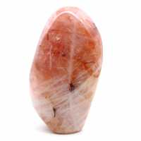 Ornamental natural red quartz