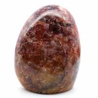 Red quartz stone