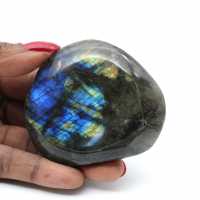 Labradorite rock pebble