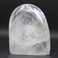 Polished rock crystal free form