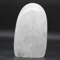 Polished polished rock crystal block