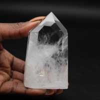 Rock crystal prism from Madagascar
