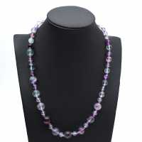 Fluorite stone necklace