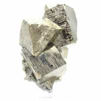 Natural pyrite from Peru on base