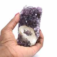 Amethyst from Brazil with Calcite