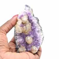 Calcite and Amethyst from Brazil