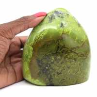 Natural Green Opal for Decoration